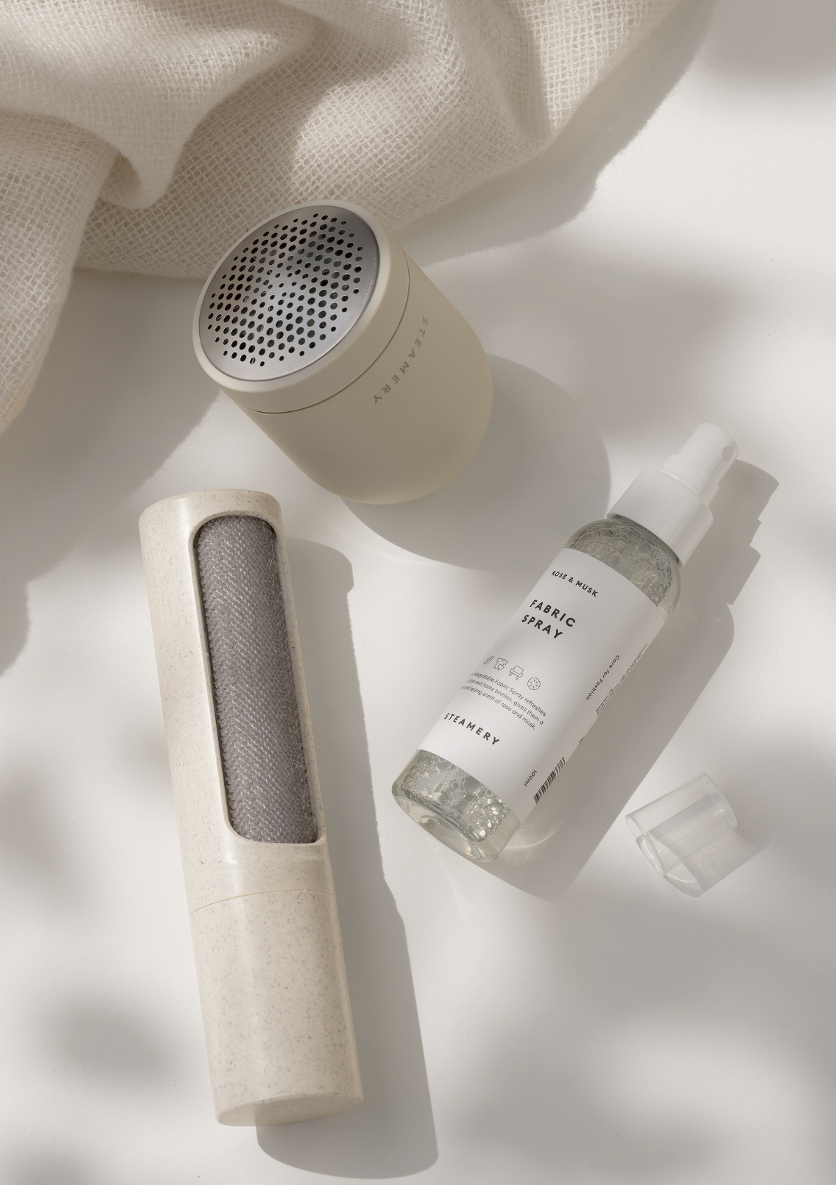 Steamery fabric spray