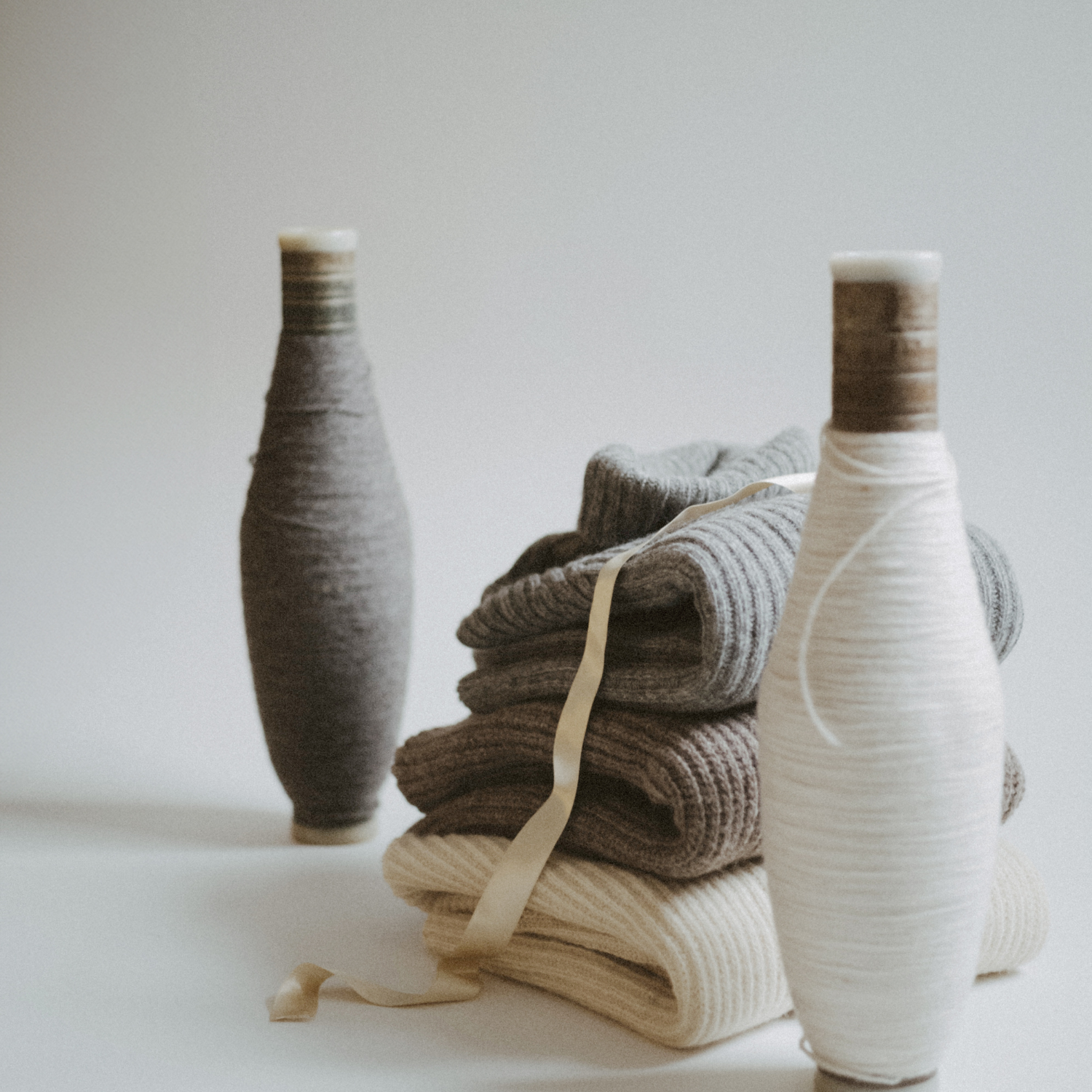 Ekta Helsinki Finnish sheep wool knitwear and accessories displayed as sustainable Christmas gift ideas